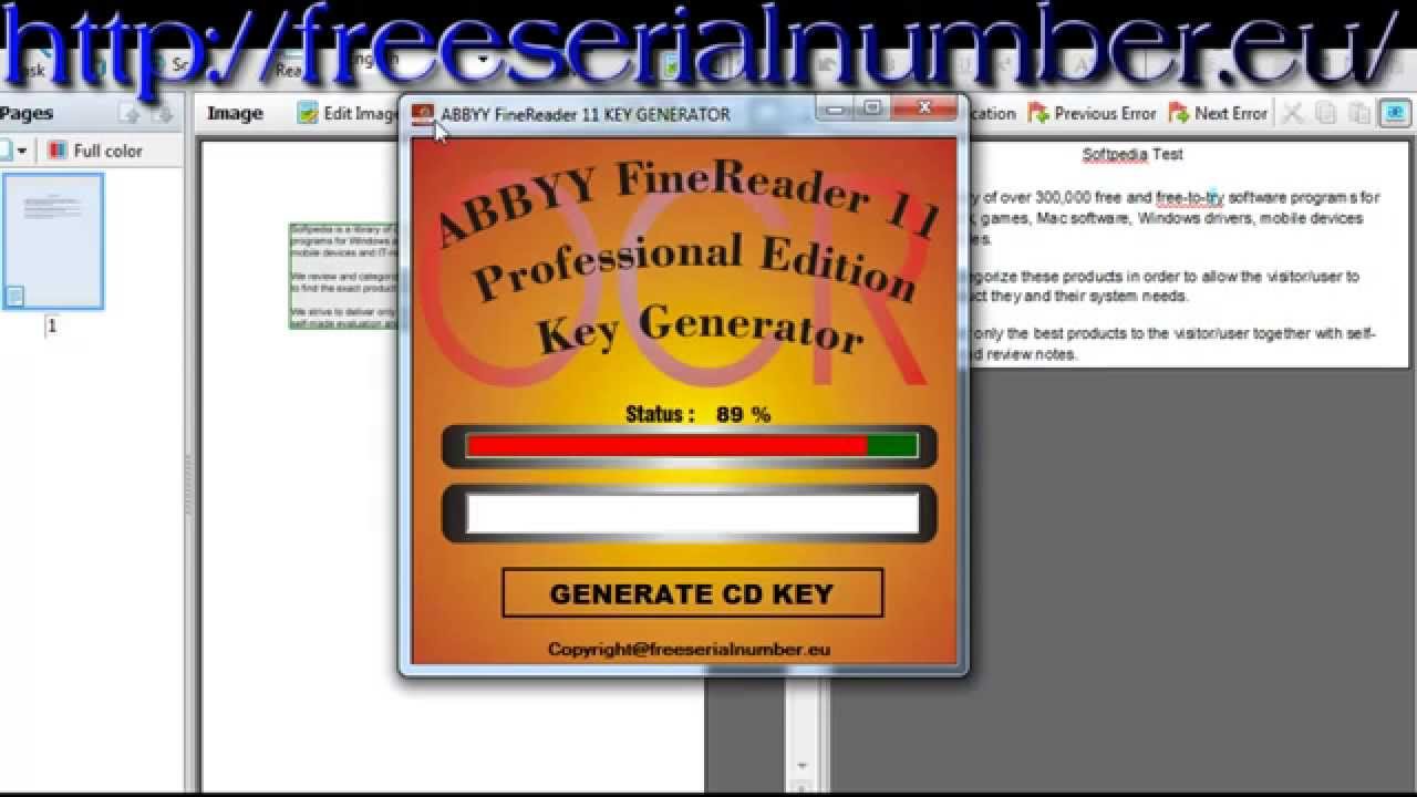 Abbyy Finereader 11 Key Generator Download